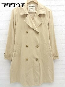 * * AS KNOW ASaznouaz waist ribbon attaching long sleeve trench coat size lady's beige lady's 