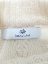 ◇ Sonny Label サニーレーベル URBAN RESEARCH ケーブル 長袖 ウール ニット セーター FREE オフホワイト レディース_画像7