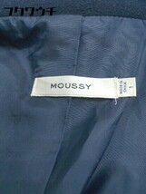 ■ ◎ MOUSSY マウジー 長袖 コート サイズ1 ネイビー レディース_画像8