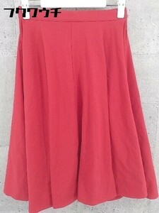 * MOUSSY Moussy knees under height flair skirt 1 red * 1002800054114