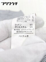 ◇ UNITED ARROWS green label relaxing ストライプ 長袖 シャツ サイズ38 ホワイト ブラック レディース_画像5