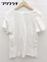 ◇ Champion チャンピオン Vネック 半袖 Tシャツ カットソー サイズM ホワイト レディース_画像3