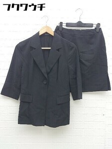 * COMME CA DU MODE Comme Ca Du Mode miniskirt suit setup top and bottom size M black lady's 