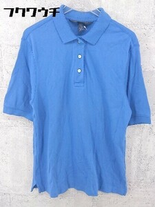 ◇ LANDS' END ランズエンド 半袖 ポロシャツ サイズS 6-8 ブルー レディース