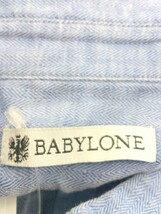 ◇ BABYLONE バビロン 半袖 シャツ サイズ38 ブルー レディース_画像5