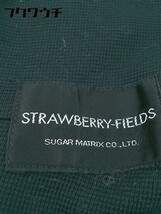 ◇ STRAWBERRY-FIELDS ストロベリーフィールズ 金ボタン 長袖 ジャケット ブラック * 1002800191468_画像5