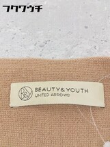 ◇ BEAUTY&YOUTH ビューティ&ユース UNITED ARROWS 長袖 膝丈 ワンピース ベージュ系 ブラック * 1002799604277_画像4