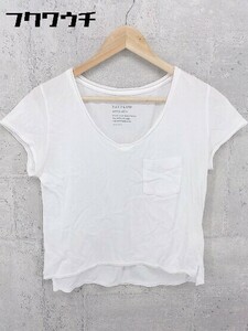 ◇ BAYFLOW ベイフロー 半袖 Vネック Tシャツ カットソー サイズ2 ホワイト レディース