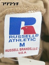 ◇ RUSSELL ATHLETIC ラッセルアスレティック 長袖 膝下丈 ワンピース サイズM ブラウン レディース_画像4