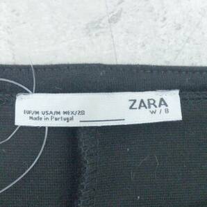 ◇ ZARA ザラ 半袖 ミニ ワンピース サイズEUR M USA M MEX 28 ブラック レディースの画像4