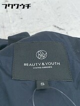 ◇ BEAUTY & YOUTH ビューティアンドユース UNITED ARROWS 長袖 テーラードジャケット サイズS ネイビー レディース_画像4