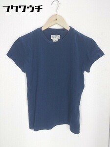 ◇ agnes b. アニエスベー 半袖 Tシャツ カットソー サイズ2 ブルー レディース