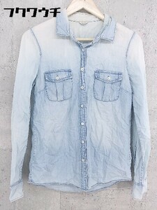 ◇ ◎ J.CREW ジェイクルー 長袖 デニム シャツ サイズ2 インディゴ レディース