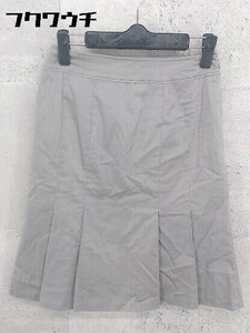 * UNTITLED Untitled knees height pleated skirt size 1 gray lady's 