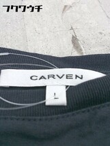 ◇ CARVEN カルヴェン 半袖 プリント Tシャツ カットソー サイズL ブラック レディース_画像4