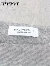 ◇ BEAUTY&YOUTH ビューティ&ユース UNITED ARROWS 長袖 ニット セーター グレー レディース_画像4