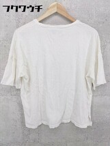 ◇ URBAN RESEARCH ROSSO アーバンリサーチ ロッソ 半袖 Tシャツ カットソー サイズL ホワイト レディース_画像3