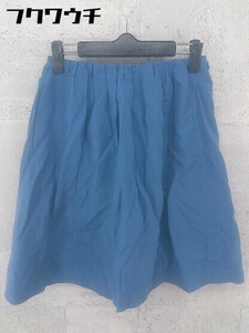 ◇ BALLSEY ボールジィ 膝丈 台形 スカート サイズ34 ブルー系 レディース