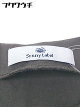 ◇ URBAN RESEARCH Sonny Label バックジップ 長袖 膝下丈 ワンピース サイズFREE ダークグレー系 レディース_画像5