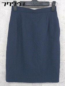 * ELLE L back Zip miniskirt size 36 navy lady's 