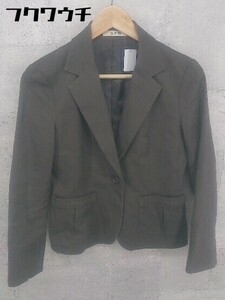 * SPBe Spee Be single 1B long sleeve tailored jacket size M Brown lady's 