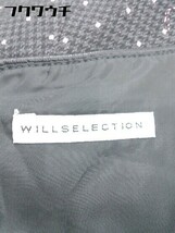 ◇ WILLSELECTION ウィルセレクション 半袖 膝丈 ワンピース グレー系 レディース_画像4