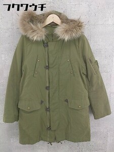 # * CHILD WOMAN Child Woman подкладка мех енота имеется длинный рукав Mod's Coat размер F хаки женский 