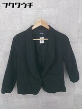 ◇ JOURNAL STANDARD ジャーナルスタンダード ウール混 長袖 ジャケット ブラック レディース_画像1
