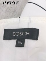 ◇ BOSCH ボッシュ フレンチスリーブ 膝下丈 ワンピース サイズ38 ホワイト レディース_画像4