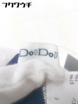 ◇ DOUDOU ドゥドゥ ノースリーブ 膝丈 ワンピース サイズF ブルー レディース_画像6