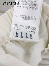 ◇ ELLE エル 膝丈 フレア スカート サイズ38 グレー系 ホワイト レディース_画像4