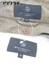 ■ ◎ BEAUTY & YOUTH ビューティアンドユース UNITED ARROWS ライナー付 長袖 コート サイズM カーキ レディース_画像4