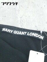 ◇ MARY QUANT マリークヮント コットン 長袖 膝丈 ニット ワンピース サイズM ブラック レディース_画像4