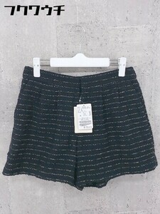 ◇ ●美品● ◎ Spick & Span スピック＆スパン ショート パンツ サイズ40 ネイビー ブラック レディース