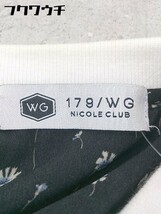 ◇ 179/WG × KANGOL 花柄 半袖 膝丈 ワンピース サイズ38 マルチ レディース_画像4