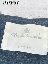 ◇ ◎ Doux toucher ketty ドゥ トゥシェ ケティ 長袖 ダブル ジャケット サイズM ネイビー レディース_画像4