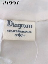 ◇ DIAGRAM GRACE CONTINENTAL フレンチスリーブ ミニ ワンピース サイズ36 ベージュ系 レディース_画像4