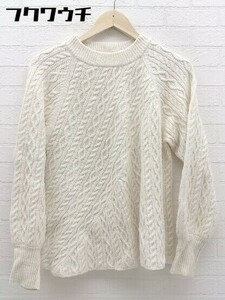 ◇ B:MING by BEAMS ビーミング ケーブル ニット 長袖 セーター ライトベージュ系 レディース