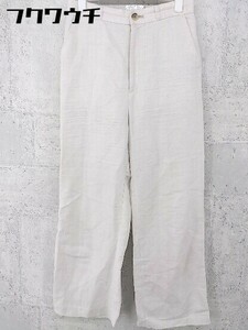 ◇ KBF Urban Research Linen Linen Смешанные брюки размер 36 бежевые дамы