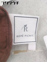 ◇ ROPE PICNIC ロペピクニック 長袖 ロング ワンピース サイズ38 ブラウン レディース_画像4
