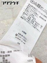 ◇ SM2 サマンサ モスモス リネン混 ウエストリボン レース 七分袖 膝下丈 ワンピース サイズF ブラウン レディース_画像6