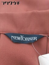 ◇ NEWYORKER ニューヨーカー 長袖 膝丈 ワンピース サイズ9AR ピンク系 レディース_画像4