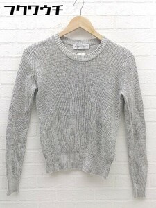 ◇ B:MING LIFE STORE by BEAMS ビームス リネン混 長袖 ニット セーター グレー レディース