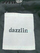 ■ ◎ dazzlin ダズリン ウエストリボン付 長袖 コート サイズM ブラック レディース_画像4