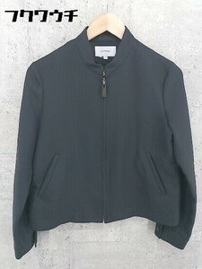 ◇ UNTITLED アンタイトル 長袖 ジップアップ ジャケット サイズ2 ブラック レディース