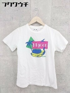 ◇ X-girl エックスガール ロゴ プリント 半袖 Tシャツ カットソー サイズ2 ホワイト マルチ レディース