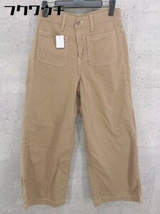 ◇ Wrangler ラングラー ワイド パンツ サイズXS ベージュ レディース