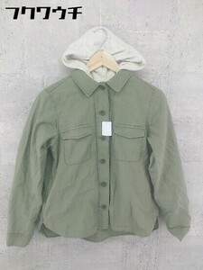 ◇ ◎ URBAN RESEARCH アーバンリサーチ ライナー付 長袖 シャツ ジャケット サイズF カーキ レディース