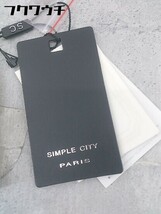 ◇ ●新品● ◎ SimpleCity シンプルシティ タグ付 装飾 総柄 ミニ スカート サイズM ベージュ系 マルチ レディース_画像6