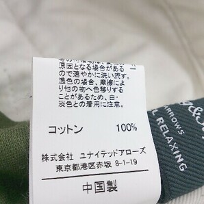 ◇ green label relaxing UNITED ARROWS タック ワイド パンツ サイズ40 カーキ レディースの画像4